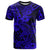 Hawaii Shark T Shirt Polynesian Pattern Navy Blue Version - Wonder Print Shop