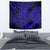 Hawaii Shark Tapestry Polynesian Pattern Navy Blue Version - Wonder Print Shop