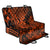 Hawaii Shark Back Car Seat Cover Polynesian Pattern Orange Version - Wonder Print Shop