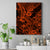Hawaii Shark Canvas Wall Art Polynesian Pattern Orange Version - Wonder Print Shop
