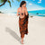 Hawaii Shark Sarong Polynesian Pattern Orange Version - Wonder Print Shop