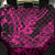 Hawaii Shark Back Car Seat Cover Polynesian Pattern Pink Version - Wonder Print Shop