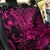 Hawaii Shark Back Car Seat Cover Polynesian Pattern Pink Version - Wonder Print Shop