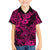 Hawaii Shark Kid Hawaiian Shirt Polynesian Pattern Pink Version - Wonder Print Shop