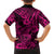 Hawaii Shark Kid Hawaiian Shirt Polynesian Pattern Pink Version - Wonder Print Shop