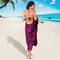 Hawaii Shark Sarong Polynesian Pattern Pink Version - Wonder Print Shop
