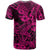 Hawaii Shark T Shirt Polynesian Pattern Pink Version - Wonder Print Shop