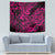 Hawaii Shark Tapestry Polynesian Pattern Pink Version - Wonder Print Shop