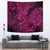 Hawaii Shark Tapestry Polynesian Pattern Pink Version - Wonder Print Shop
