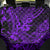 Hawaii Shark Back Car Seat Cover Polynesian Pattern Purple Version - Wonder Print Shop