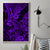 Hawaii Shark Canvas Wall Art Polynesian Pattern Purple Version - Wonder Print Shop