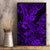 Hawaii Shark Canvas Wall Art Polynesian Pattern Purple Version - Wonder Print Shop