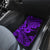 Hawaii Shark Car Mats Polynesian Pattern Purple Version - Wonder Print Shop