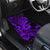 Hawaii Shark Car Mats Polynesian Pattern Purple Version - Wonder Print Shop
