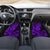 Hawaii Shark Car Mats Polynesian Pattern Purple Version - Wonder Print Shop