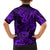 Hawaii Shark Kid Hawaiian Shirt Polynesian Pattern Purple Version - Wonder Print Shop