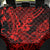 Hawaii Shark Back Car Seat Cover Polynesian Pattern Red Version - Wonder Print Shop