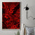 Hawaii Shark Canvas Wall Art Polynesian Pattern Red Version - Wonder Print Shop