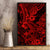 Hawaii Shark Canvas Wall Art Polynesian Pattern Red Version - Wonder Print Shop