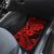 Hawaii Shark Car Mats Polynesian Pattern Red Version - Wonder Print Shop