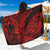 Hawaii Shark Sarong Polynesian Pattern Red Version - Wonder Print Shop