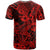 Hawaii Shark T Shirt Polynesian Pattern Red Version - Wonder Print Shop