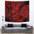 Hawaii Shark Tapestry Polynesian Pattern Red Version - Wonder Print Shop