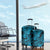 Hawaii Shark Luggage Cover Polynesian Pattern Sky Blue Version - Wonder Print Shop