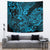 Hawaii Shark Tapestry Polynesian Pattern Sky Blue Version - Wonder Print Shop