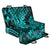 Hawaii Shark Back Car Seat Cover Polynesian Pattern Turquoise Version - Wonder Print Shop