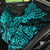 Hawaii Shark Back Car Seat Cover Polynesian Pattern Turquoise Version - Wonder Print Shop