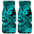 Hawaii Shark Car Mats Polynesian Pattern Turquoise Version - Wonder Print Shop