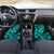 Hawaii Shark Car Mats Polynesian Pattern Turquoise Version - Wonder Print Shop