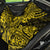 Hawaii Shark Back Car Seat Cover Polynesian Pattern Yellow Version - Wonder Print Shop