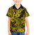 Hawaii Shark Kid Hawaiian Shirt Polynesian Pattern Yellow Version - Wonder Print Shop