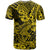 Hawaii Shark T Shirt Polynesian Pattern Yellow Version - Wonder Print Shop