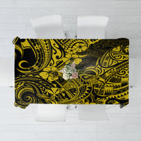 Hawaii Shark Tablecloth Polynesian Pattern Yellow Version - Wonder Print Shop