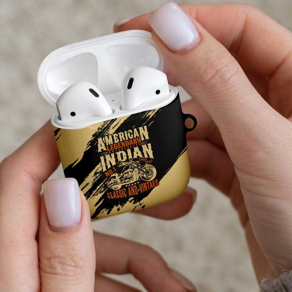 American Legendary Motorcycles Indian Chief 1947 AirPods Case Classic and Vintage - Wonder Print Shop