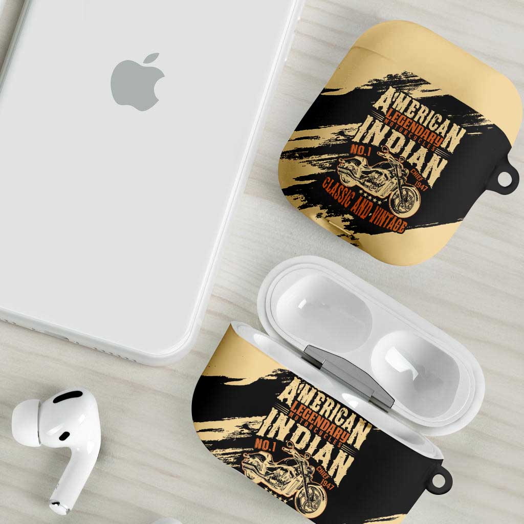 American Legendary Motorcycles Indian Chief 1947 AirPods Case Classic and Vintage - Wonder Print Shop
