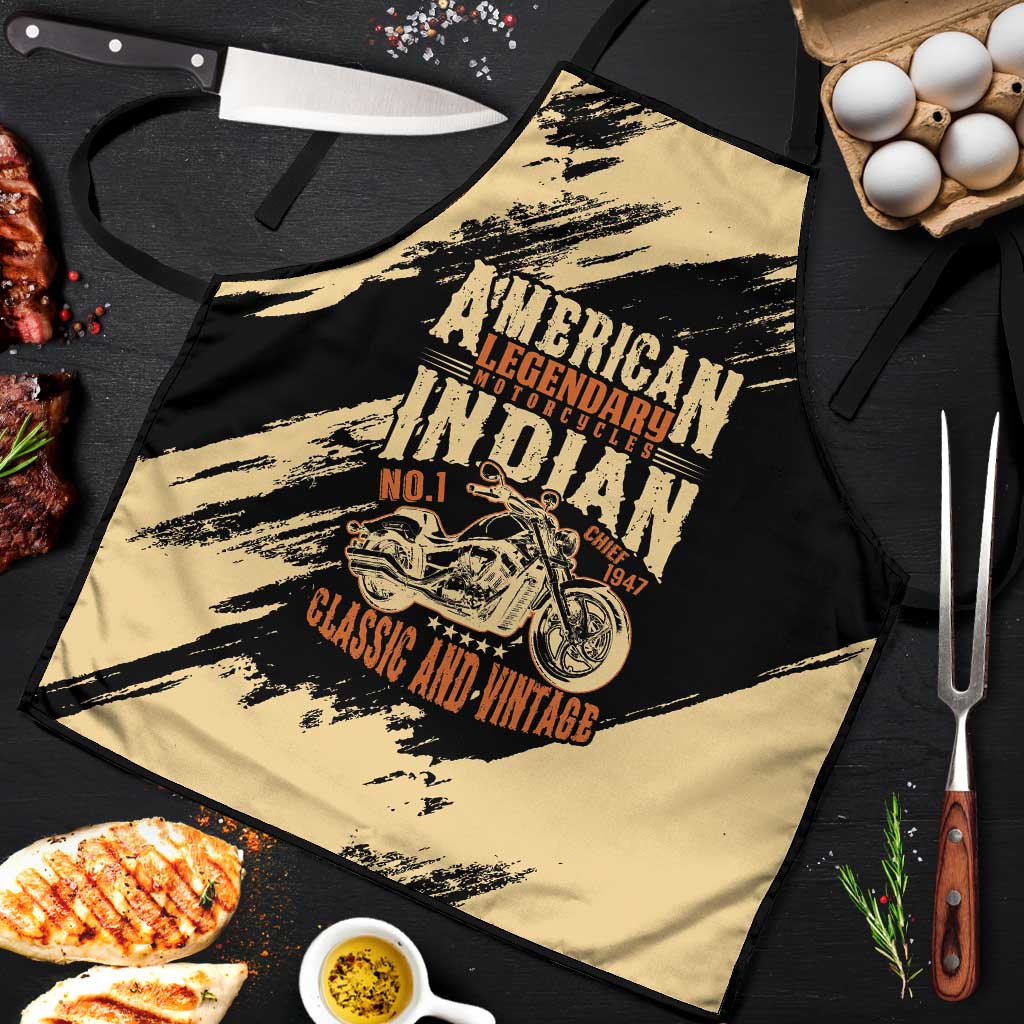 American Legendary Motorcycles Indian Chief 1947 Apron Classic and Vintage - Wonder Print Shop