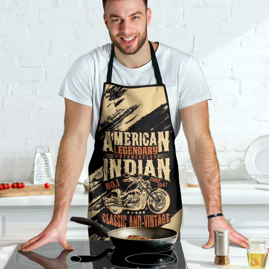 American Legendary Motorcycles Indian Chief 1947 Apron Classic and Vintage - Wonder Print Shop