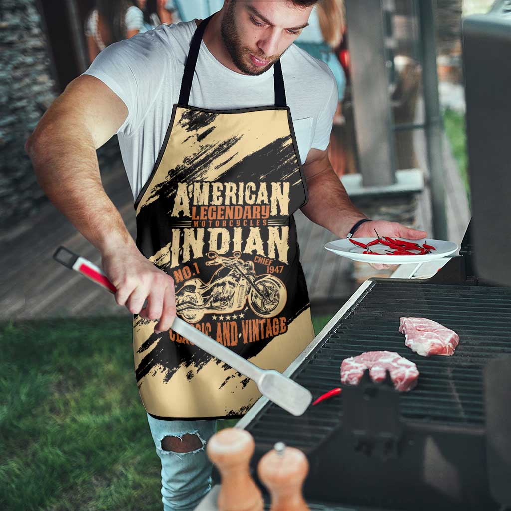 American Legendary Motorcycles Indian Chief 1947 Apron Classic and Vintage - Wonder Print Shop