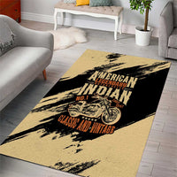 American Legendary Motorcycles Indian Chief 1947 Area Rug Classic and Vintage - Wonder Print Shop
