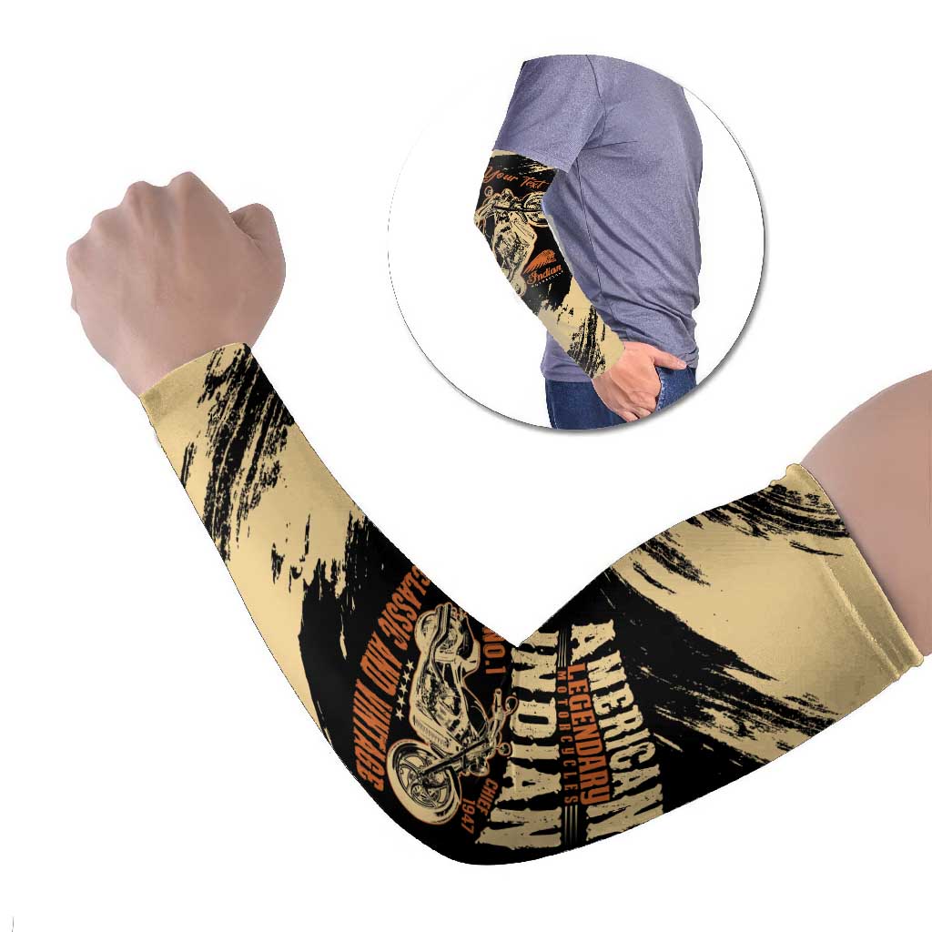 Personalized American Legendary Motorcycles Indian Chief 1947 Arm Sleeves Classic and Vintage - Wonder Print Shop