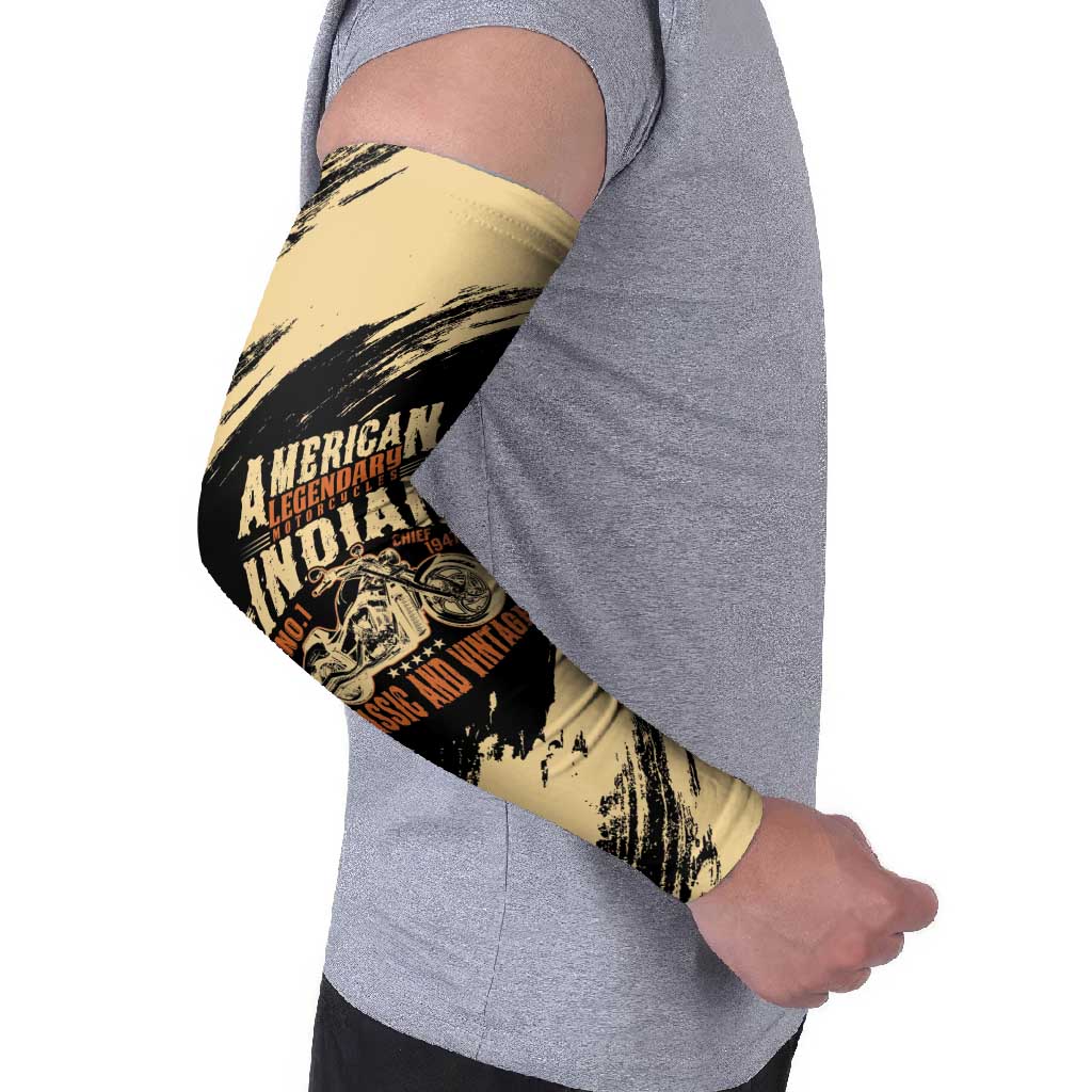 Personalized American Legendary Motorcycles Indian Chief 1947 Arm Sleeves Classic and Vintage - Wonder Print Shop