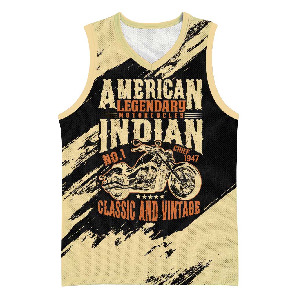 Personalized American Legendary Motorcycles Indian Chief 1947 Basketball Jersey Classic and Vintage - Wonder Print Shop