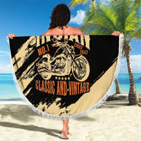 American Legendary Motorcycles Indian Chief 1947 Beach Blanket Classic and Vintage - Wonder Print Shop