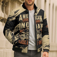 Personalized American Legendary Motorcycles Indian Chief 1947 Bomber Puffer Jacket Classic and Vintage - Wonder Print Shop
