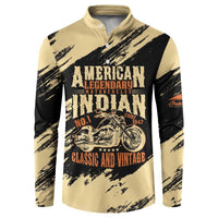 Personalized American Legendary Motorcycles Indian Chief 1947 Button Sweatshirt Classic and Vintage - Wonder Print Shop