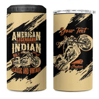 Personalized American Legendary Motorcycles Indian Chief 1947 4 in 1 Can Cooler Tumbler Classic and Vintage - Wonder Print Shop